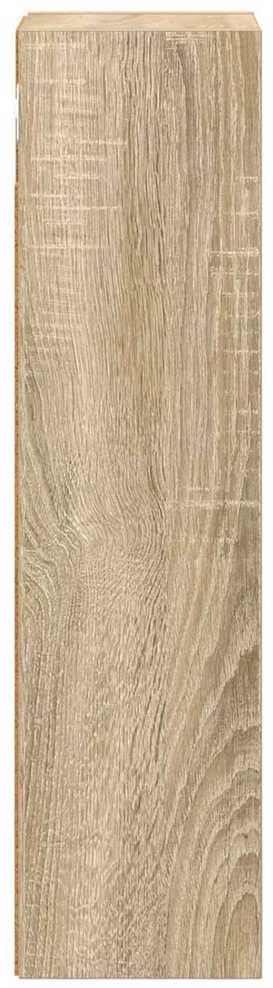 Vonios sieninė spintelė Sonoma ąžuolas 20 x 16 x 62,5 cm