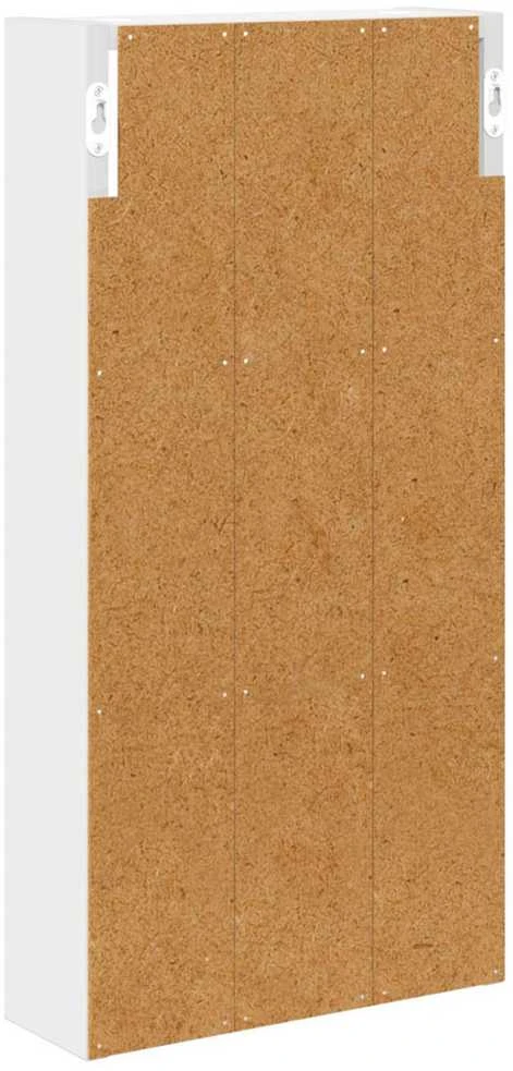 Vonios sieninė spintelė Baltas 30 x 10 x 60,5 cm