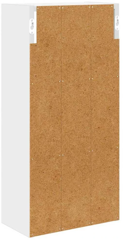 Vonios sieninė spintelė Baltas 30 x 16 x 62,5 cm