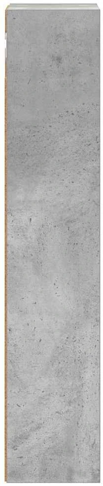 Vonios sieninė spintelė Betono Pilka 20 x 14 x 70 cm
