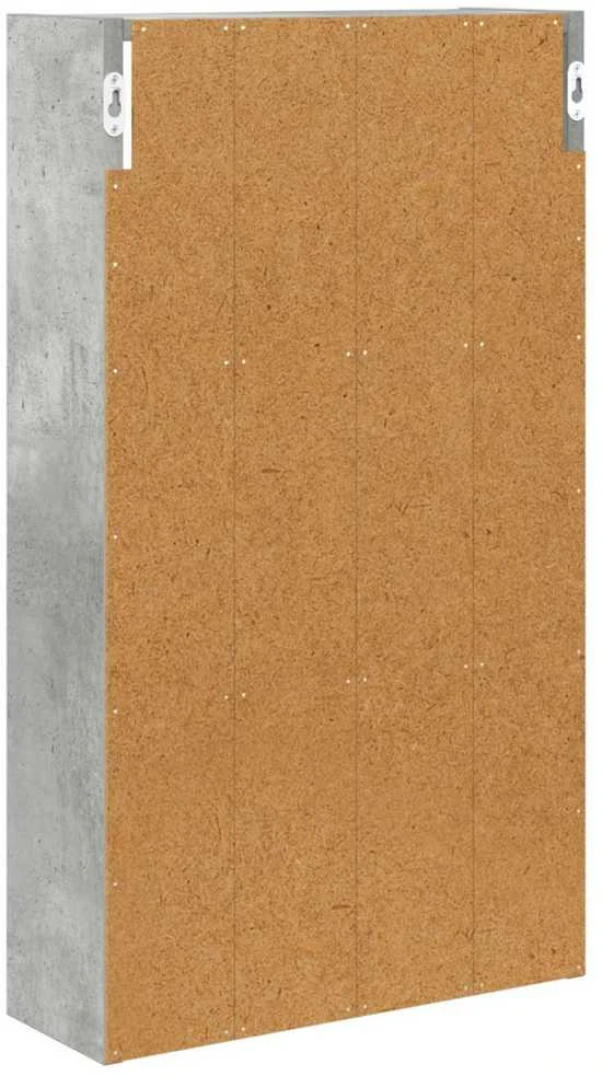 Vonios sieninė spintelė Betono Pilka 40 x 14 x 70 cm