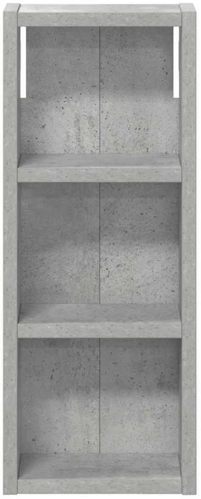 Vonios sieninė spintelė Betono Pilka 20 x 10 x 50 cm