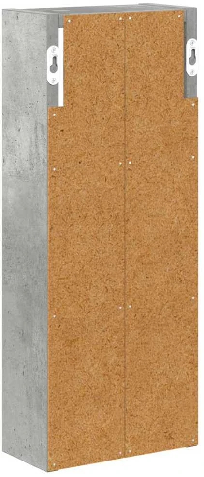 Vonios sieninė spintelė Betono Pilka 20 x 10 x 50 cm