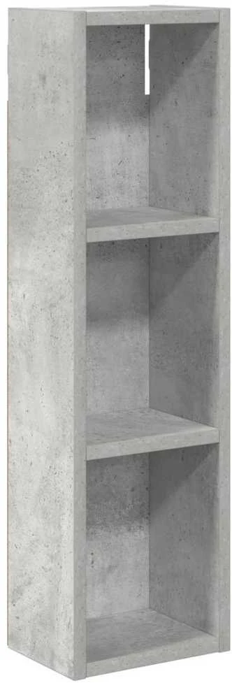 Vonios sieninė spintelė Betono Pilka 20 x 14 x 70 cm