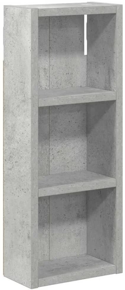 Vonios sieninė spintelė Betono Pilka 20 x 10 x 50 cm