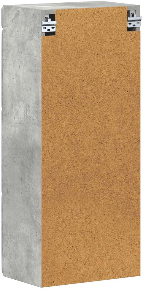 Vonios sieninė spintelė TULUM Betono pilka 37 x 24,5 x 86 cm