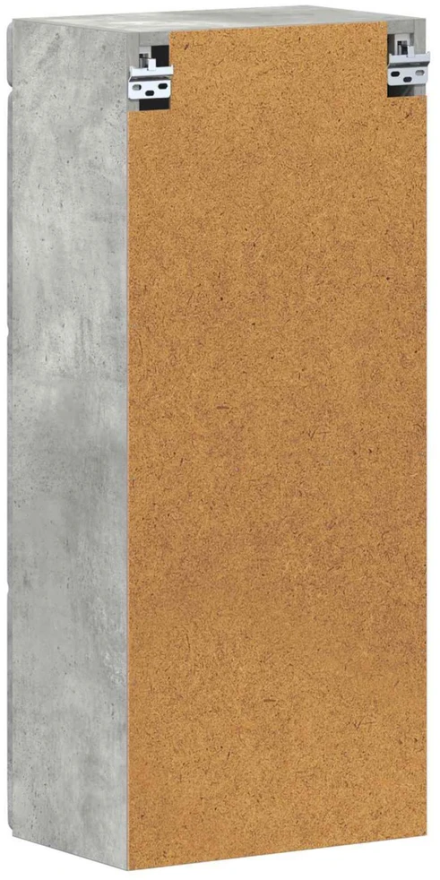 Vonios sieninė spintelė TULUM Betono pilka 37 x 24,5 x 86 cm