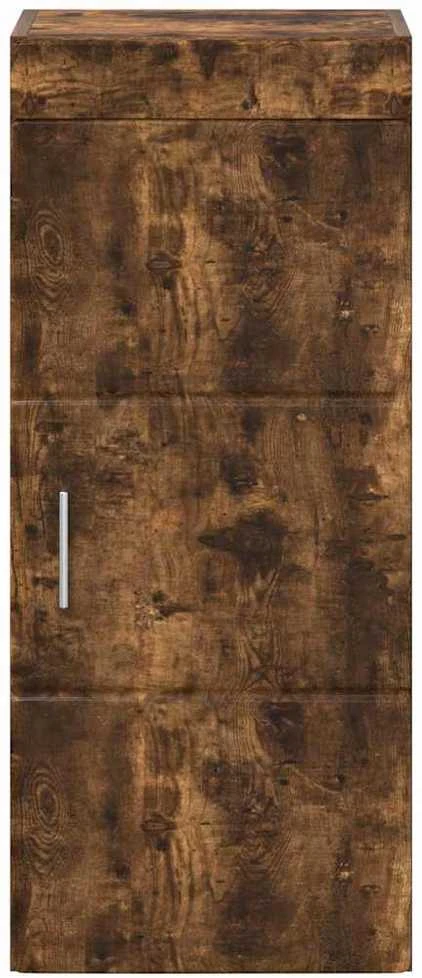 Vonios sieninė spintelė TULUM Rūkyta ąžuolas 37 x 24,5 x 86 cm