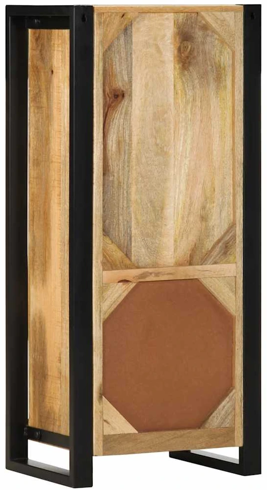 Vonios spintelė 40x30x90 cm Masyvi mediena Rough Mango