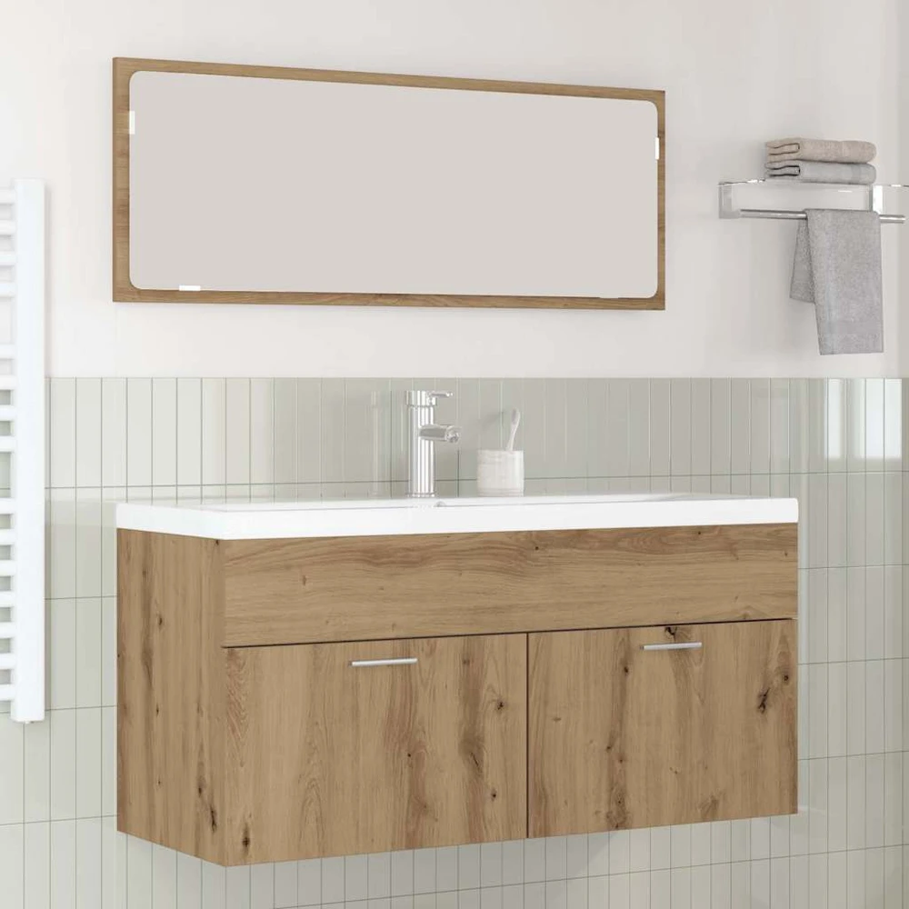 Vonios spintelė Amatininkų ąžuolas 100 x 38,5 x 46 cm