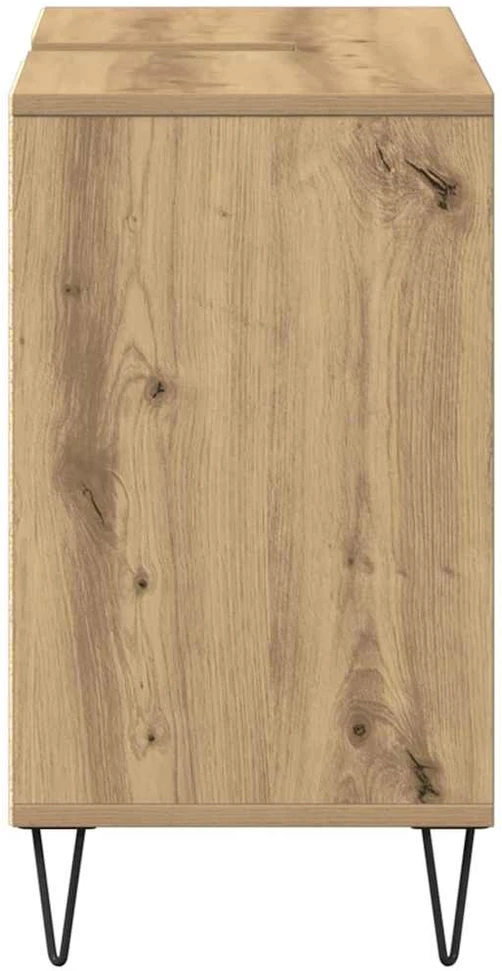 Vonios spintelė Amatininkų ąžuolas 80 x 33 x 60 cm