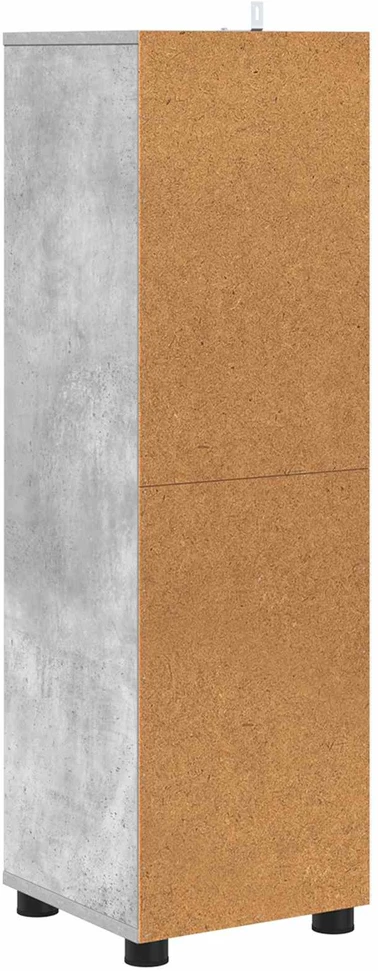 Vonios spintelė Betono pilka 30,5 x 30 x 101 cm
