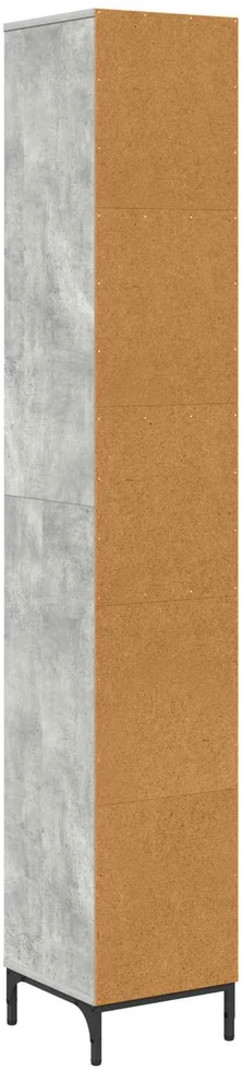 Vonios spintelė Betono pilka 31,5 x 33 x 190 cm