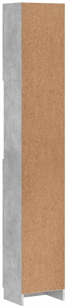 Vonios spintelė, betono pilka, 32x25,5x190cm, apdirbta mediena