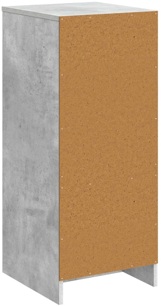 Vonios spintelė Betono pilka 35 x 36,5 x 85 cm Apdirbta mediena