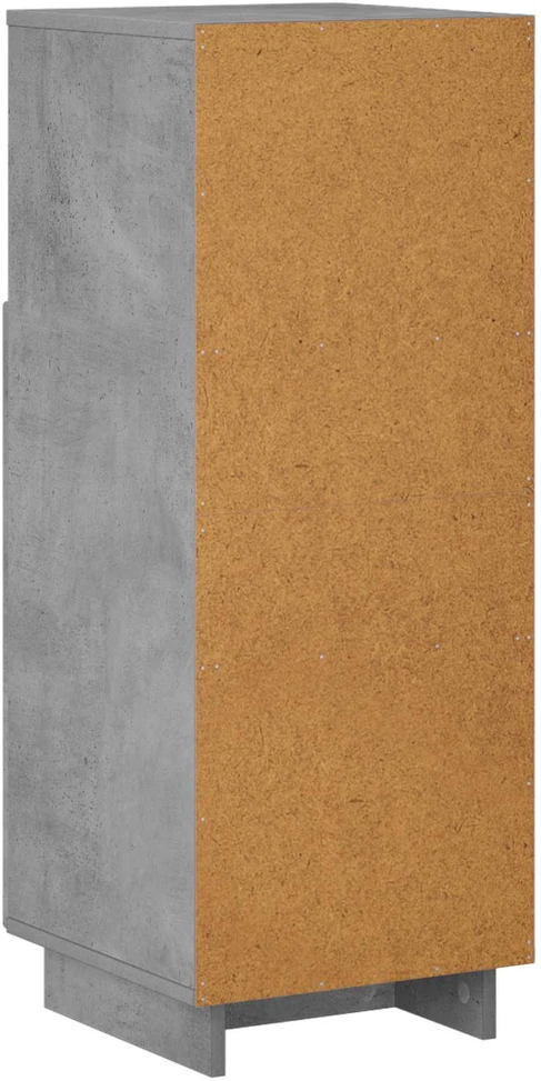 Vonios spintelė Betono pilka 36,5 x 38 x 95 cm Apdirbta mediena