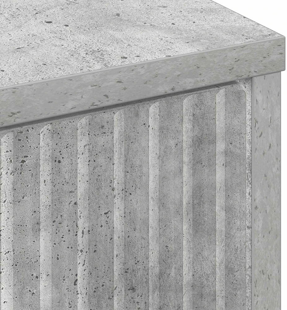 Vonios spintelė Betono pilka 39,5 x 36 x 88 cm
