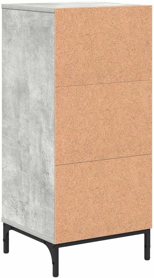 Vonios spintelė Betono pilka 39,5 x 36 x 88 cm