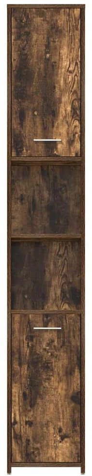 Vonios spintelė, dūminio ąžuolo, 30x30x183,5cm, mediena