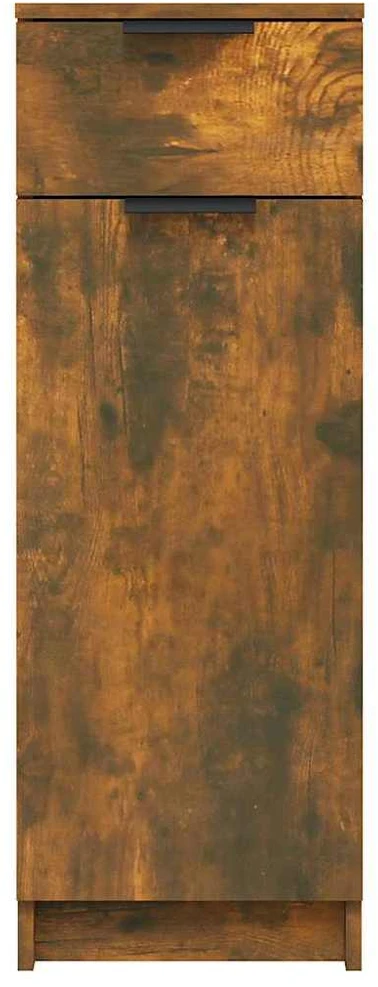 Vonios spintelė, dūminio ąžuolo, 32x34x90cm, apdirbta mediena