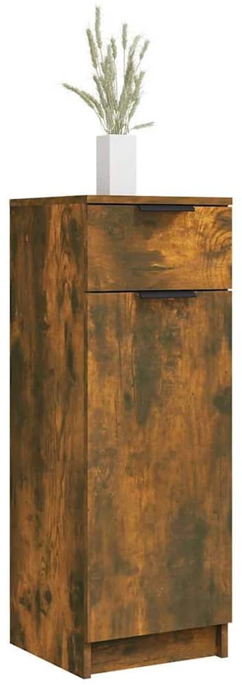 Vonios spintelė, dūminio ąžuolo, 32x34x90cm, apdirbta mediena