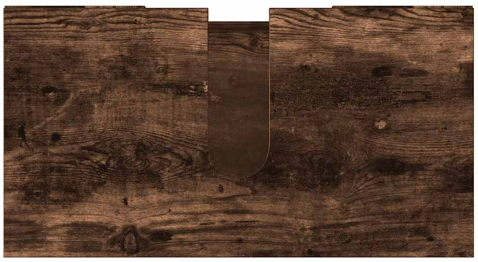 Vonios spintelė, dūminio ąžuolo, 60x32x53,5cm, apdirbta mediena