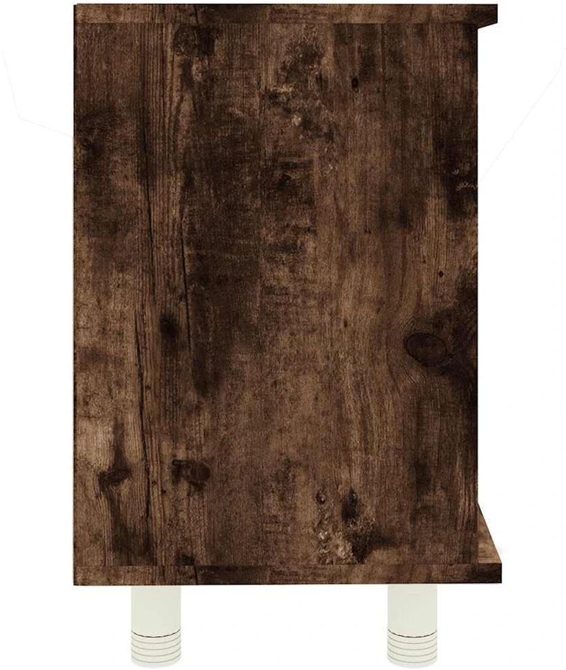 Vonios spintelė, dūminio ąžuolo, 60x32x53,5cm, apdirbta mediena