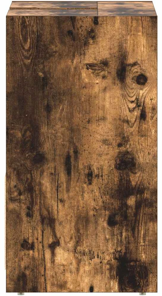 Vonios spintelė, dūminio ąžuolo, 60x33x61cm, apdirbta mediena