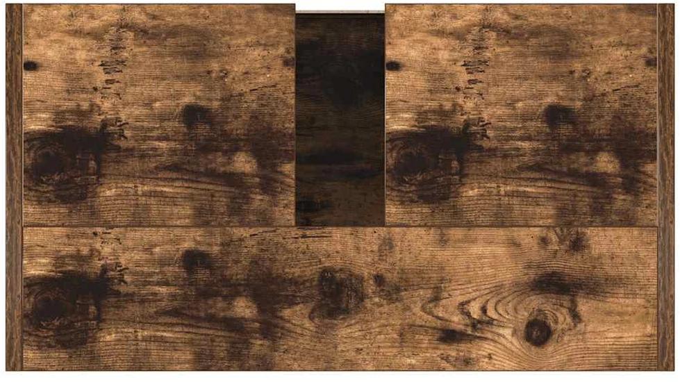 Vonios spintelė, dūminio ąžuolo, 60x33x61cm, apdirbta mediena