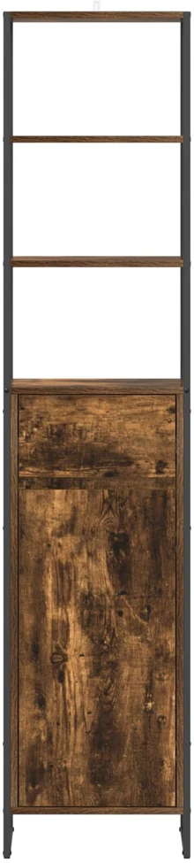 Vonios spintelė Dūminis ąžuolas 40 x 30 x 180 cm