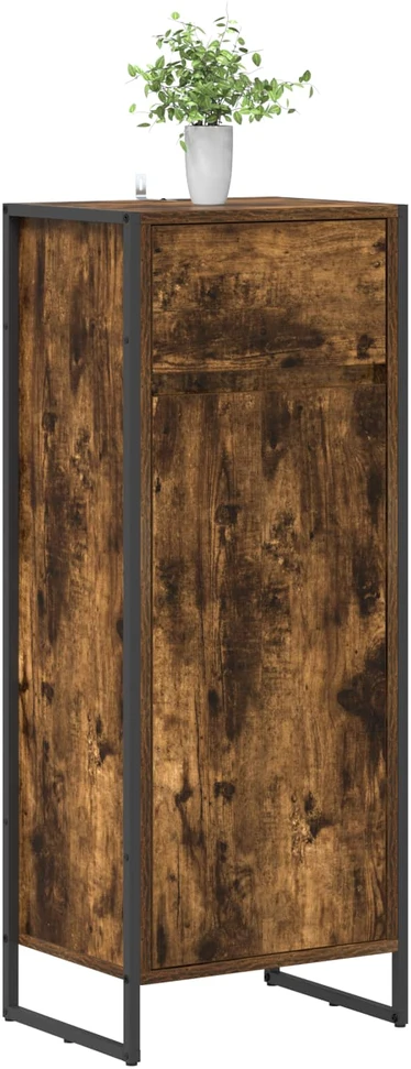 Vonios spintelė Dūminis ąžuolas 40 x 30 x 100 cm