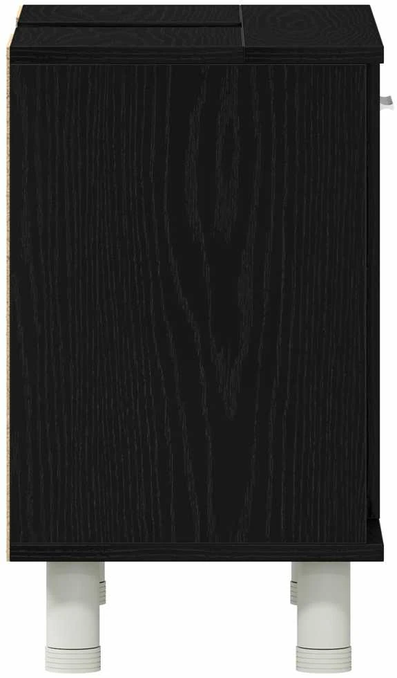 Vonios spintelė Juodas ąžuolas 60 x 32 x 54 cm Apdirbta mediena