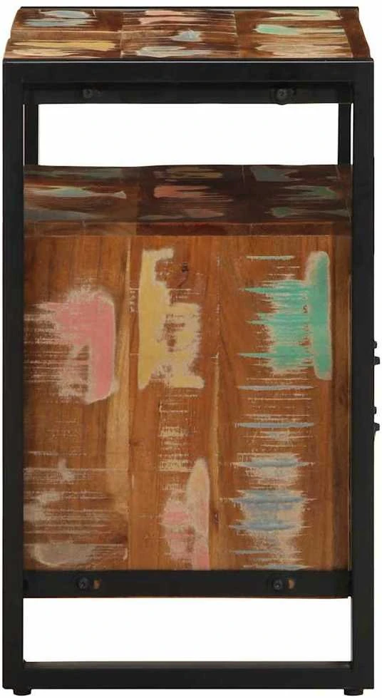 vonios spintelė kriaukle 55x35x60 cm, perdirbta medžio masyve