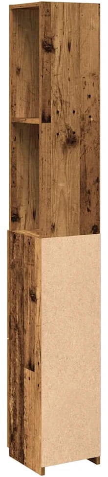 Vonios spintelė Old Wood 25x25x170 cm Engineered Wood