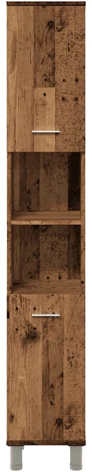 Vonios spintelė Old Wood 30x30x179 cm Engineered Wood