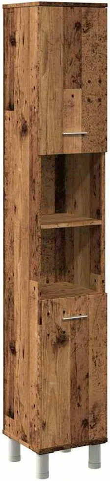 Vonios spintelė Old Wood 30x30x179 cm Engineered Wood
