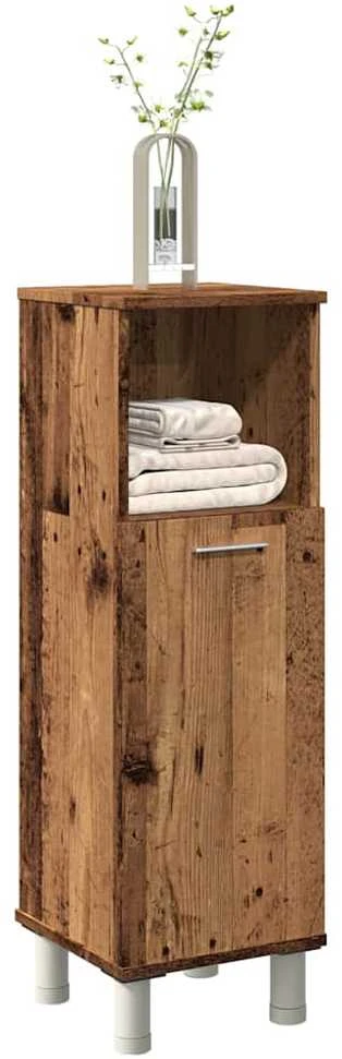 Vonios spintelė Old Wood 30x30x95 cm Engineered Wood