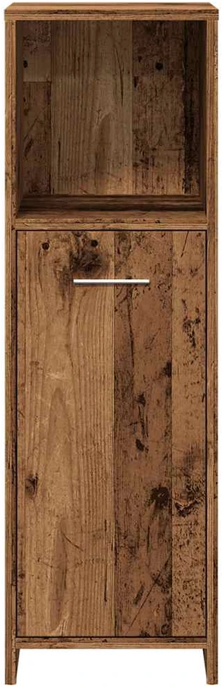 Vonios spintelė Old Wood 30x30x95 cm Engineered Wood