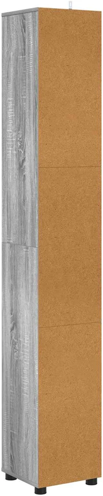 Vonios spintelė Pilkas Sonoma 30,5 x 30 x 195 cm