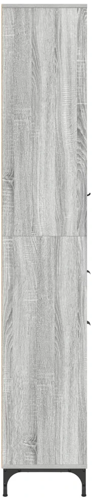 Vonios spintelė Pilkas Sonoma 31,5 x 33 x 190 cm