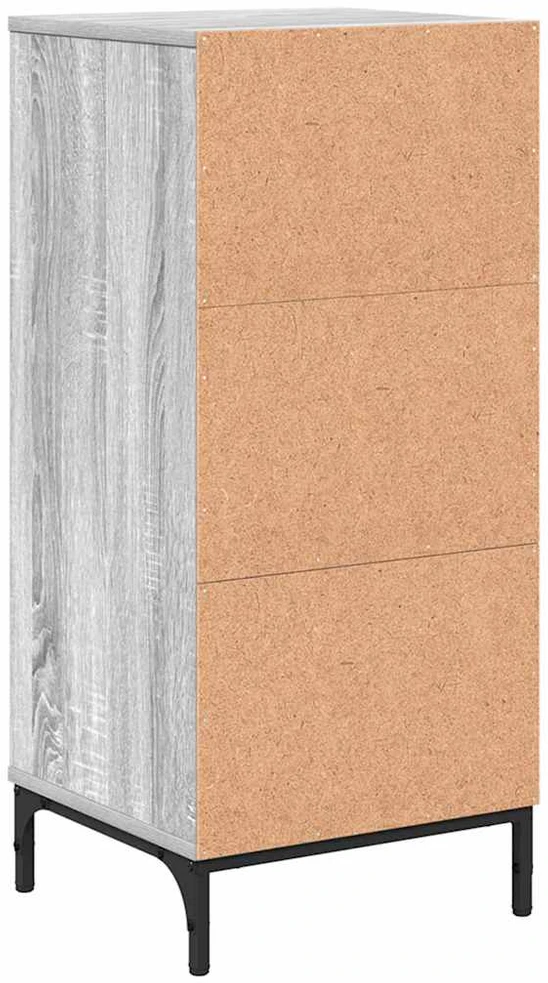 Vonios spintelė Pilkas Sonoma 39,5 x 36 x 88 cm