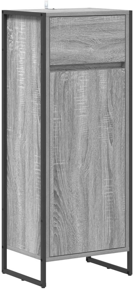 Vonios spintelė Pilkas Sonoma 40 x 30 x 100 cm Apdirbta mediena