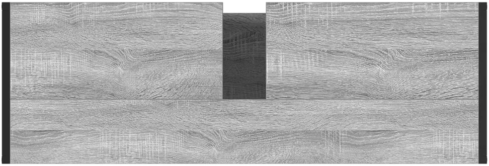 Vonios spintelė Pilkas Sonoma 90 x 30 x 60 cm Apdirbta mediena