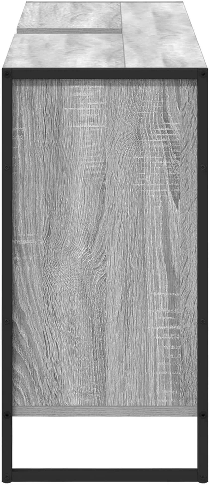 Vonios spintelė Pilkas Sonoma 90 x 30 x 60 cm Apdirbta mediena