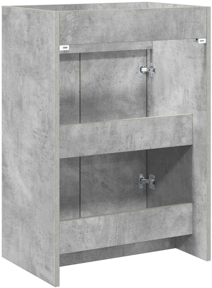 Vonios spintelė po kriaukle Betono pilka 56 x 37,5 x 81 cm