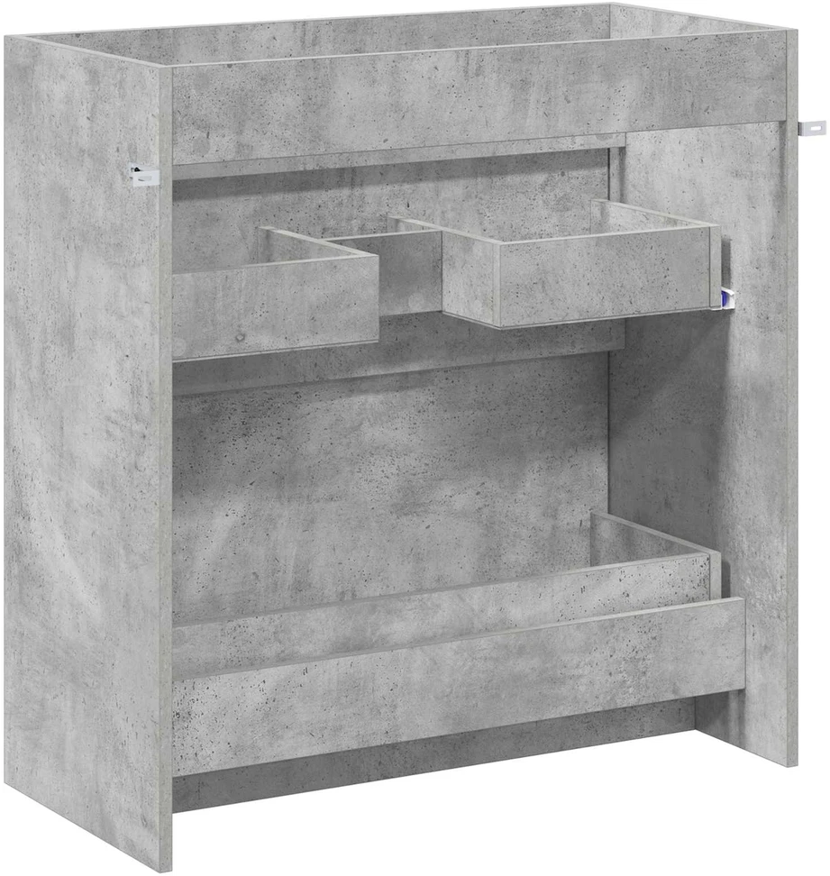 Vonios spintelė po kriaukle Betono pilka 78,5 x 37,5 x 81 cm