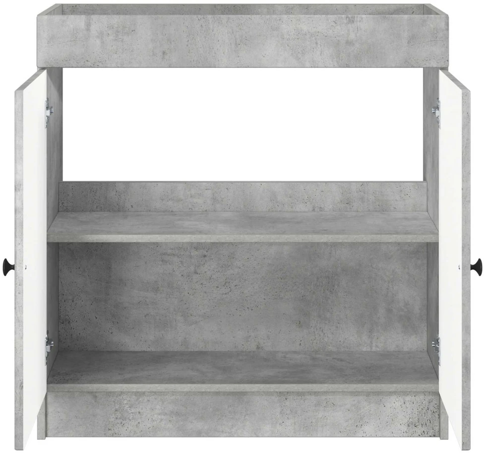 Vonios spintelė po kriaukle Betono pilka 78,5 x 37,5 x 81 cm