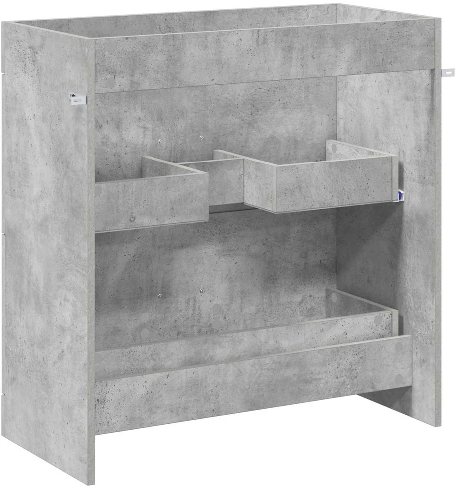 Vonios spintelė po kriaukle Betono pilka 78,5 x 37,5 x 81 cm