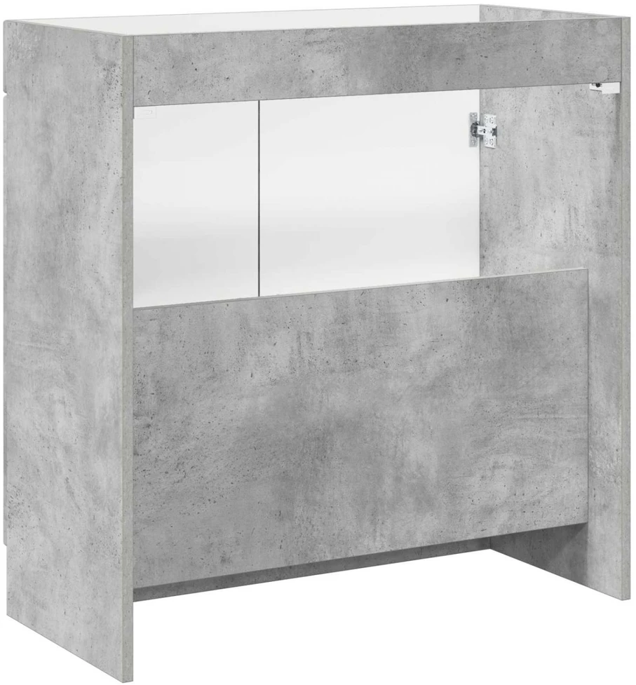 Vonios spintelė po kriaukle Betono pilka 78,5 x 37,5 x 81 cm