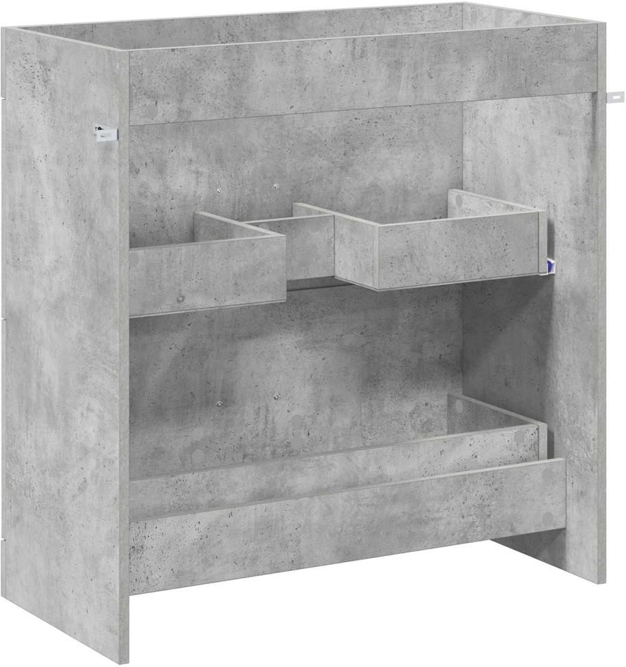 Vonios spintelė po kriaukle Betono pilka 78,5 x 37,5 x 81 cm